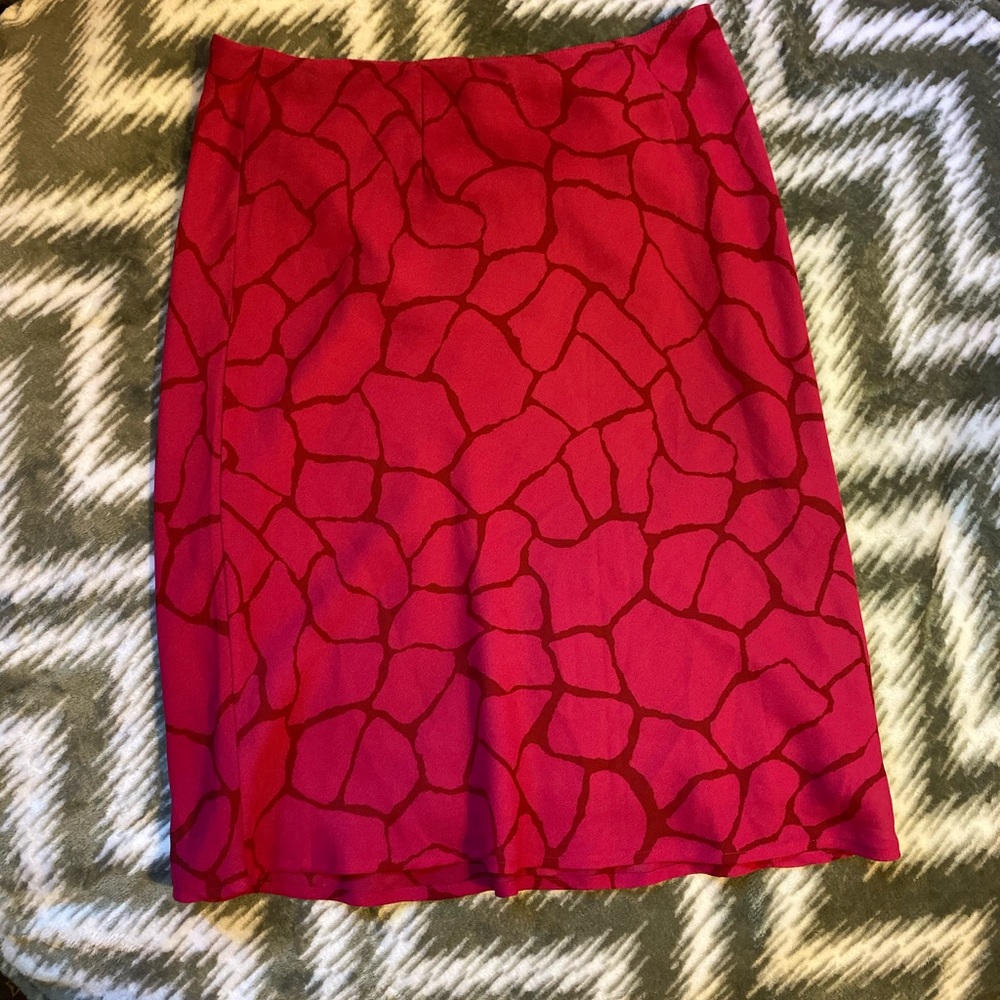Red Pencil Skirt
